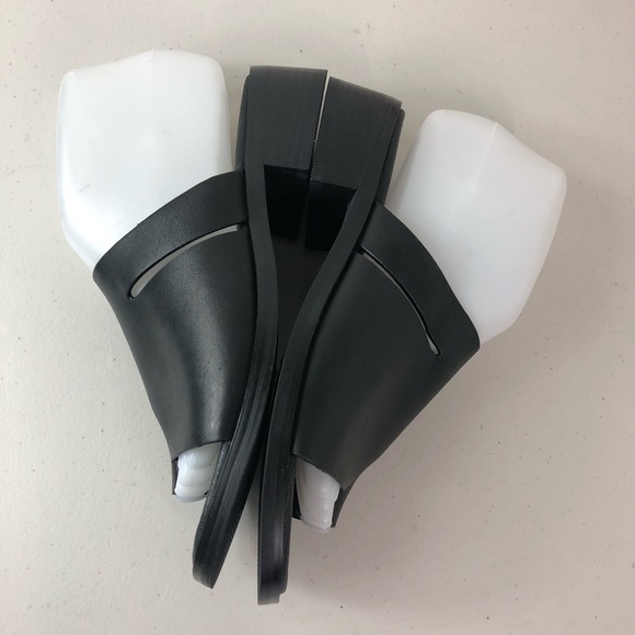 Grey City Black Sandals Size 6 M - Picture 4 of 8